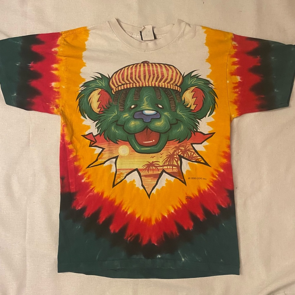 Vintage ‘99 Grateful Dead Rasta Bear Shirt